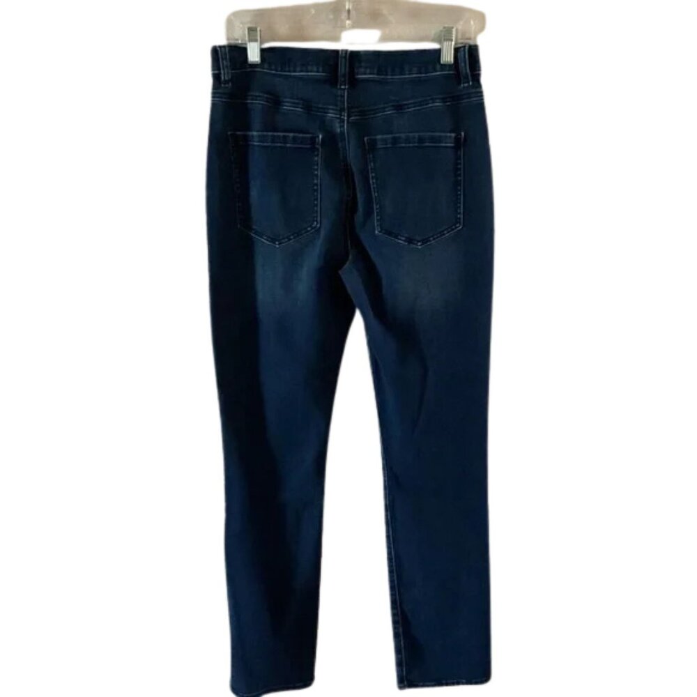 Cabi 4327 Button Fly Straight Jeans Fall 2022 Size 14 EUC - Picture 4 of 10